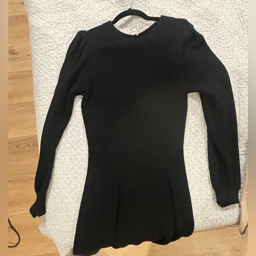 Abercrombie black sweater dress, worn once!